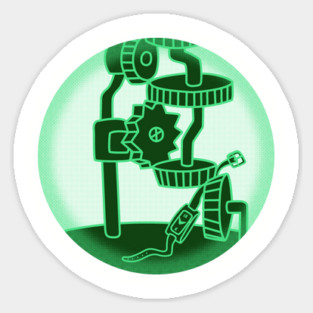 Inside the thief Sticker