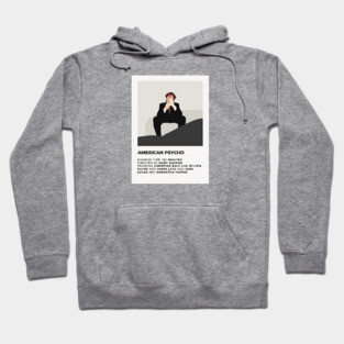 American Psycho Minimalist Poster Hoodie