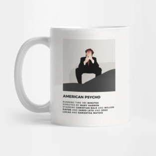 American Psycho Minimalist Poster Mug