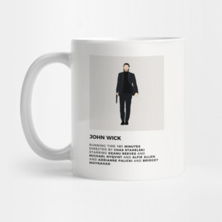 John Wick Minimalist Poster Mug
