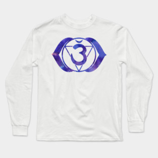 Third Eye Chakra Long Sleeve T-Shirt