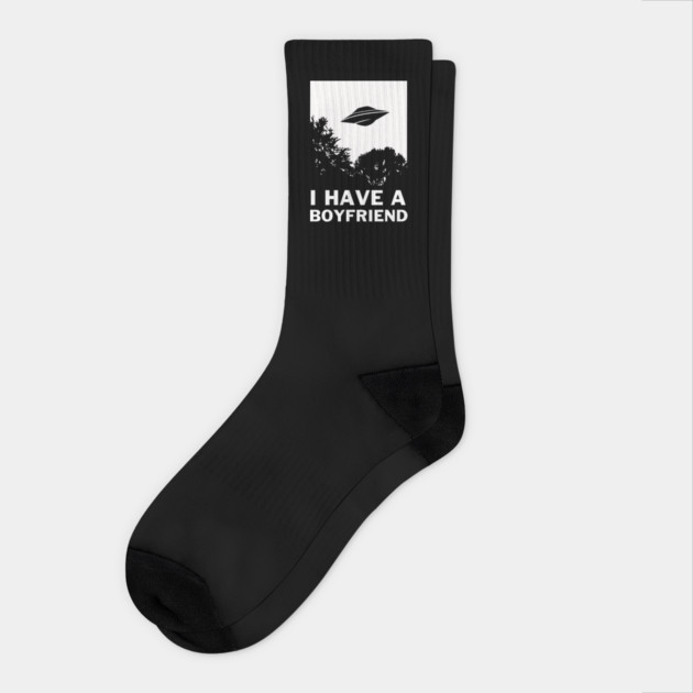 I Have A Boyfriend Socks by dumbshirts