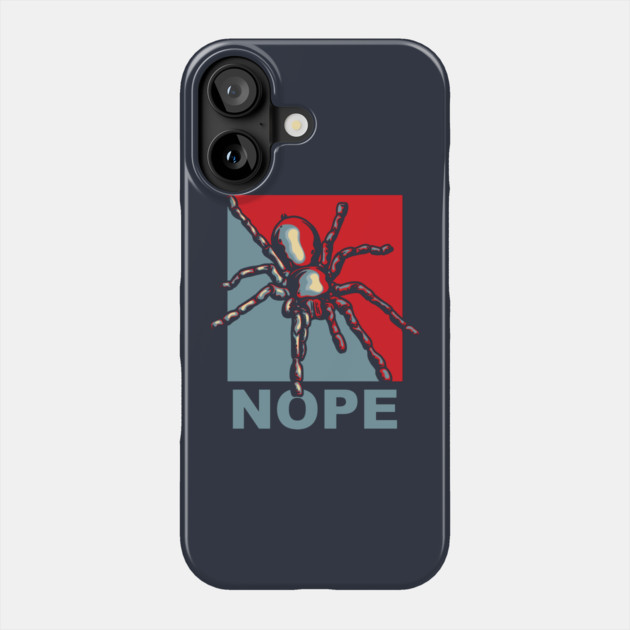 Nope Spider Phone Case by dumbshirts