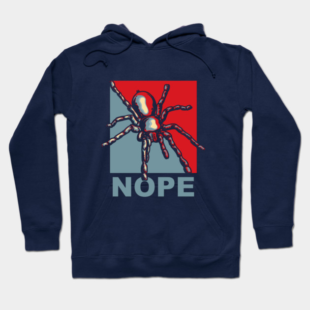 Nope Spider Hoodie by dumbshirts