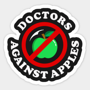Doctors Against Apples Magnet
