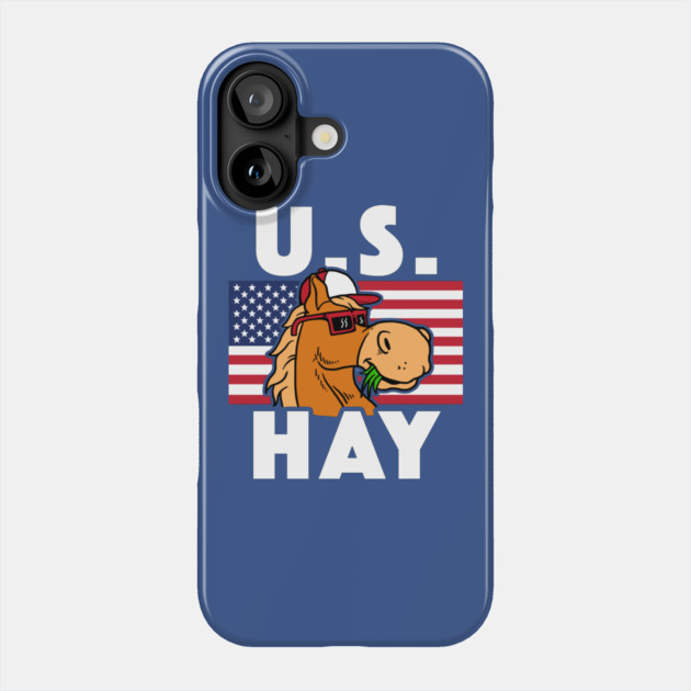 U S Hay Phone Case by dumbshirts