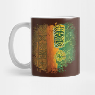 Tiki And Hibiscus Mug