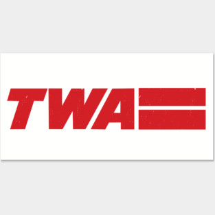 TWA Vintage Logo Posters and Art