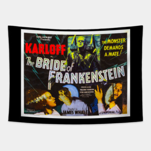 BRIDED OF FRANKENSTIEN Tapestry