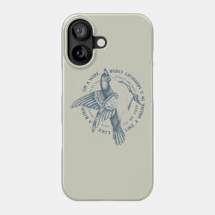 Bird on a wire Phone Case