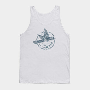 Bird on a wire Tank Top