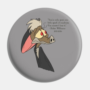 Batty - Robin Williams Tribute Pin