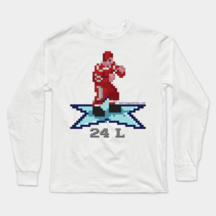 16-Bit Legend: Bob Probert (Red Wings) Long Sleeve T-Shirt