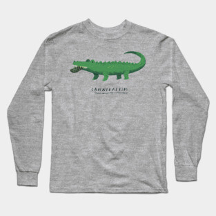 croc cannibalism Long Sleeve T-Shirt
