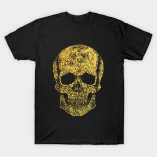Cool skull, gold skull mask face T-Shirt