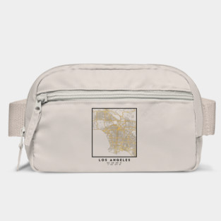 LOS ANGELES CALIFORNIA CITY STREET MAP ART Bag
