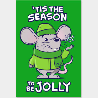 Winter Mouse Posters and Art