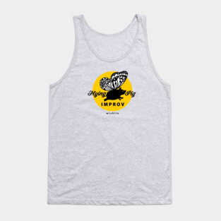 Flying Pig Improv logo Tank Top