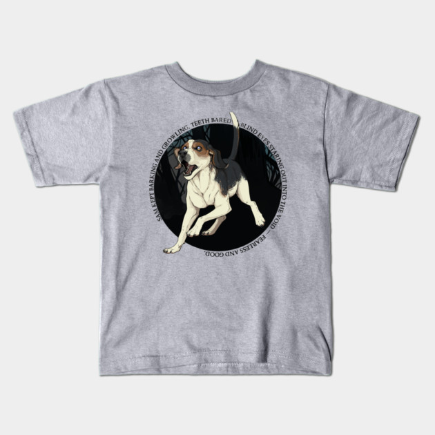 Barking Into The Void Kids T-Shirt by Old Gods of Appalachia