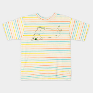 Simplistic Corgi Kids T-Shirt