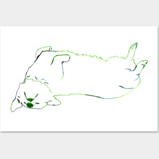 Simplistic Corgi Posters and Art