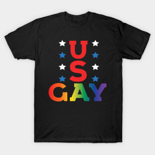 US Gay American LGBT Pride T-Shirt