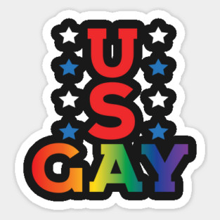 US Gay American LGBT Pride Sticker