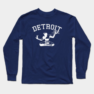 Spirit Of Detroit (vintage distressed look) Long Sleeve T-Shirt