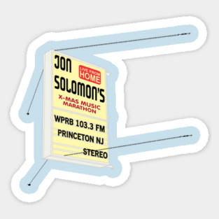 25-Hour Holiday Radio Show Sticker