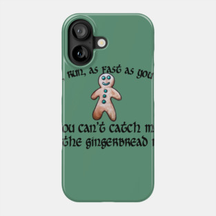 Gingerbread man Phone Case