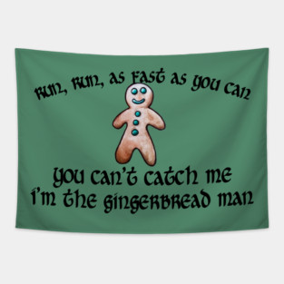 Gingerbread man Tapestry
