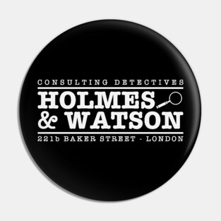 Holmes and Watson C.D. Pin