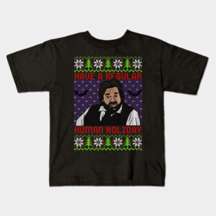 Regular Human Holiday Kids T-Shirt