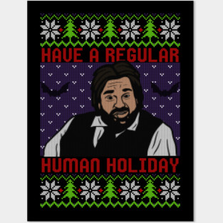 Regular Human Holiday Posters and Art