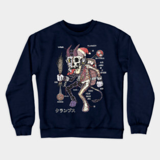 KRAMPUS ANATOMY Crewneck Sweatshirt