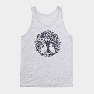 Tree of life Silver Tank Top