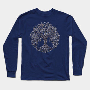 Tree of life Silver Long Sleeve T-Shirt