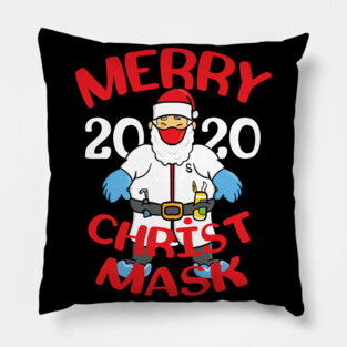 Merry Christmask 2020 Pillow