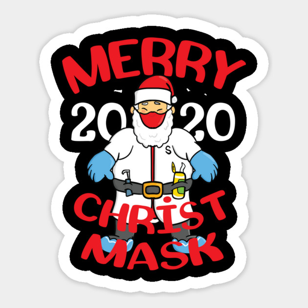 Merry Christmask 2020 Magnet by belownormal