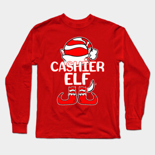 Cashier Elf Long Sleeve T-Shirt