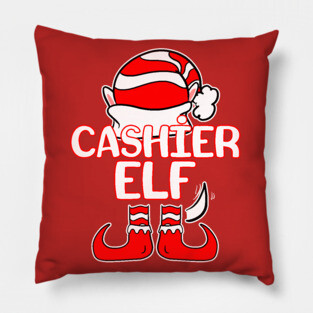 Cashier Elf Pillow