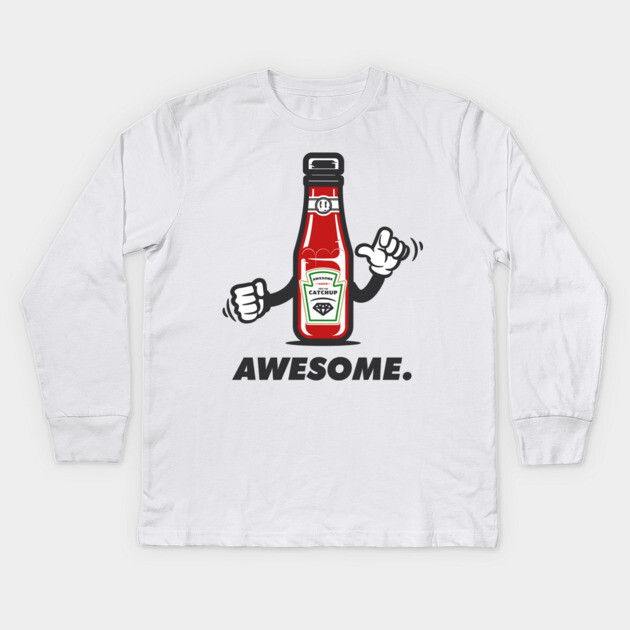 Awesome Sauce 3.0 Kids Long Sleeve T-Shirt by JSNDMPSY