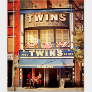 Twins pub Posters and Art