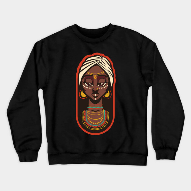 Queen Tee Crewneck Sweatshirt by JSNDMPSY