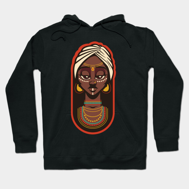 Queen Tee Hoodie by JSNDMPSY