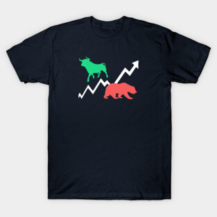 Bears vs Bulls Stock Market Day Trader T-Shirt