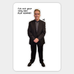 Cut out your very own FLAT RONNIE! Sticker