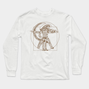 Vitruvian Hunters Long Sleeve T-Shirt
