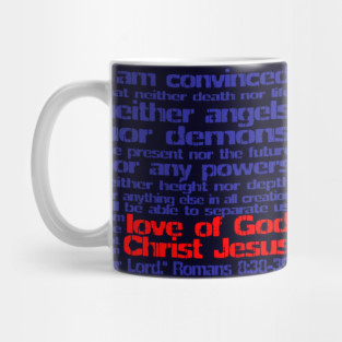 Romans Scripture Tee Mug