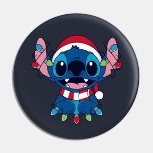 Ohana Christmas Holiday Pin